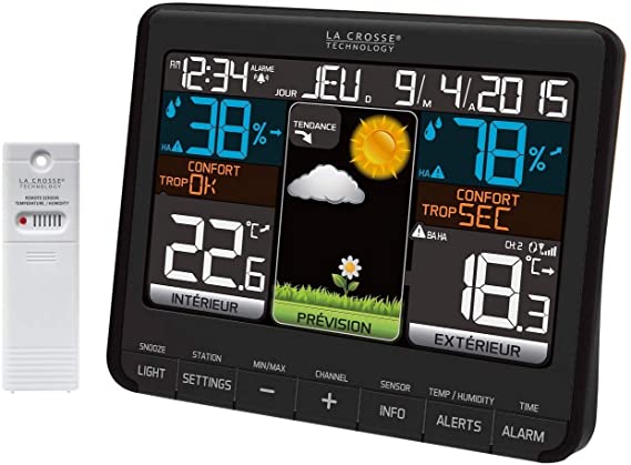 La Crosse Technology - WS6825 BLA - Weather Station - Black