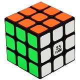 55cube Anti-pop Speed Cube Quicker Easier and More Precisely Than Original Speed Cube Super-durable Vivid Color 3x3 Puzzle Cube 3 Layer Speed Cube 22 Black 100 Money Back Guarantee