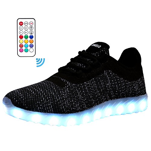 SIKELO Led Light Up Running Shoes USB Charging Flashing Sneakers