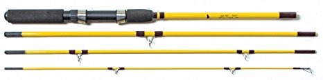 Eagle Claw Pack-It Spin and Fly Rod (4 Piece)