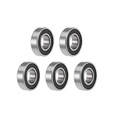 uxcell 6002-2RS Deep Groove Ball Bearings Z2 15mm X 32mm X 9mm Double Shielded Carbon Steel 5pcs