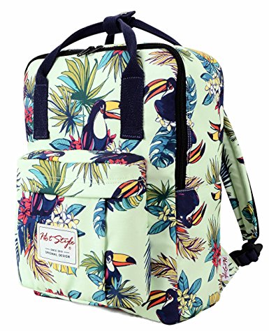 HotStyle BESTIE Girls Floral Backpack | 14.6"x10.3"x5.1" | Holds 14-in Laptop
