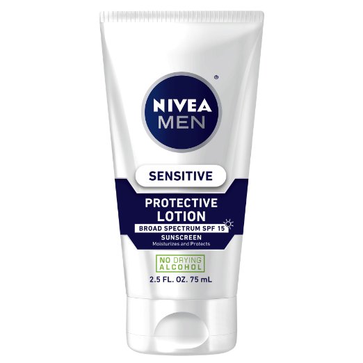 NIVEA Men Sensitive Protective Lotion 2.5 Fluid Ounce