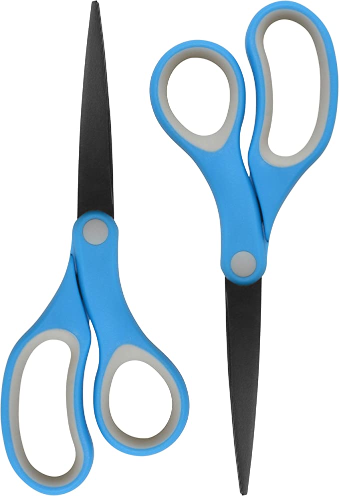 Westcott 8" Titanium Nonstick Scissors, 2 Count