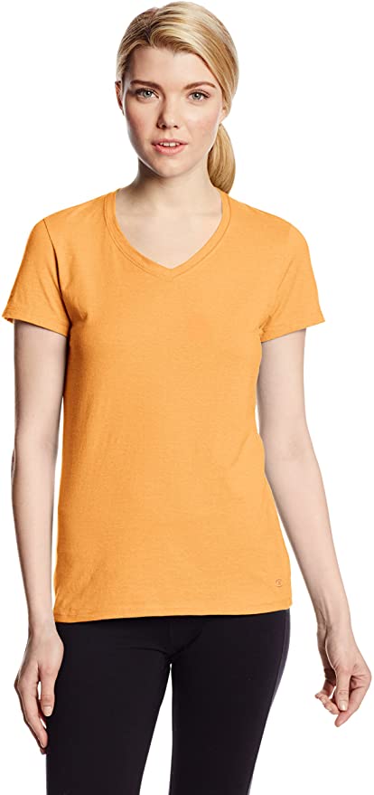 Champion Women's Jersey V-neck Tee