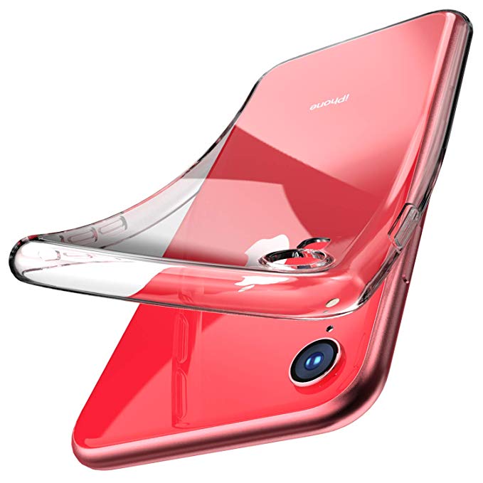 TOZO for iPhone XR Case 6.1 Inch (2018) Premium Clear Soft TPU Gel Ultra-Thin [Slim Fit] Transparent Flexible Cover for iPhone XR [Clear Gel]