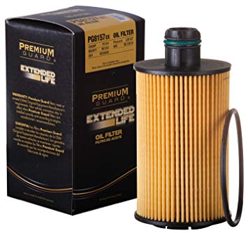 PG Oil Filter, Extended Life PG8157EX | Fits 2014-18 Jeep Grand Cherokee, 2014-18 Ram 1500