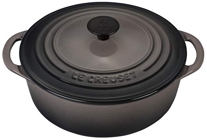 Le Creuset of America Enameled Cast Iron Round 2.75 Quart Dutch Oven, Oyster