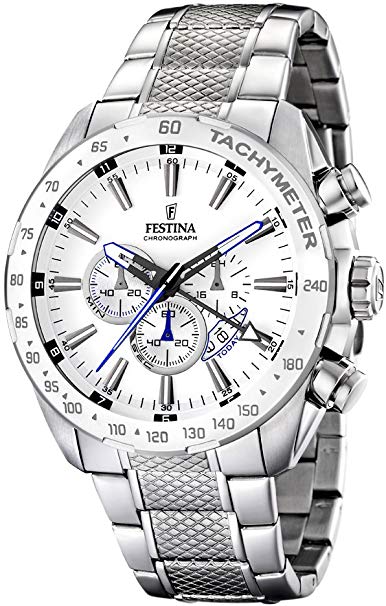 Festina Men's Chrono Watch F16488/1 With Steel Strap