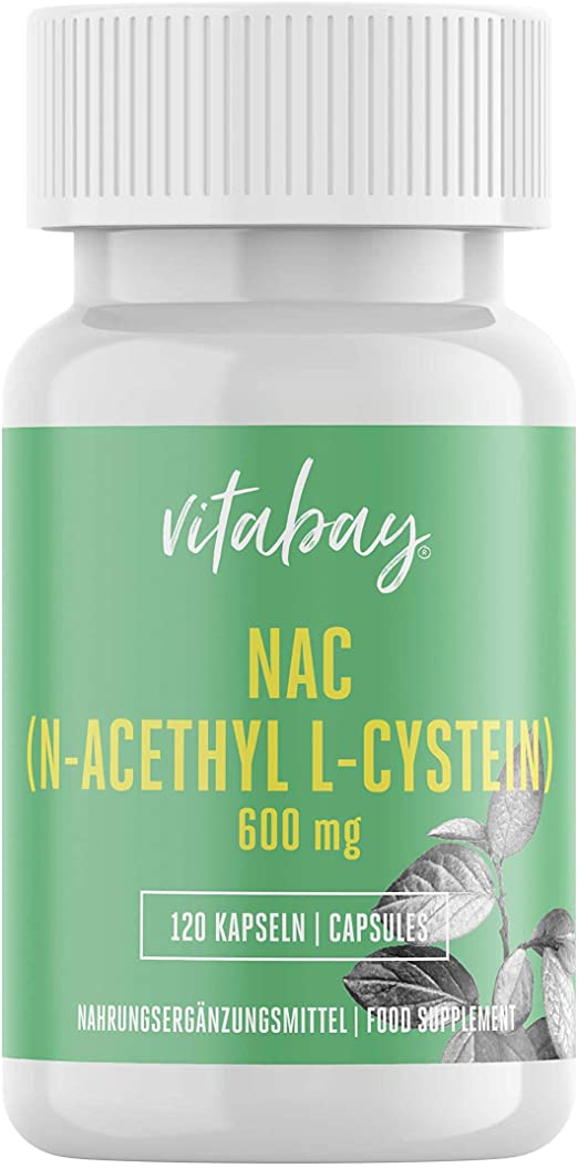 NAC N Acethyl L Cysteine 600 mg – 120 Capsules