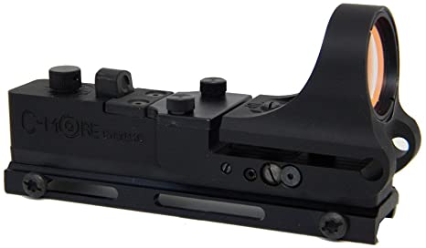 C-MORE Systems Tactical Railway Red Dot Sight with Click Switch