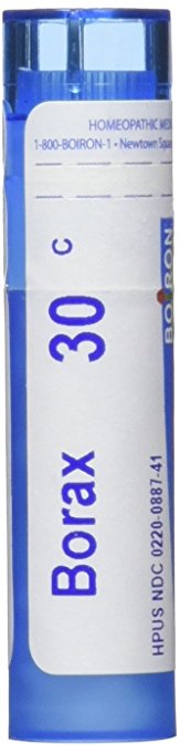 Boiron Borax (Sodium Borate) 30C Pellets-80 ct