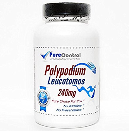 Polypodium Leucotomos Extract 240mg // 200 Capsules // Pure // by PureControl Supplements