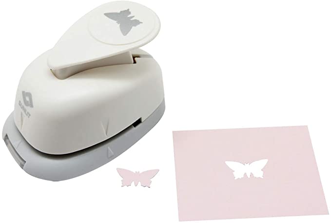 Bira 5/8 inch Butterfly Shape Lever Action Craft Punch for Paper Crafting Scrapbooking Cards Arts