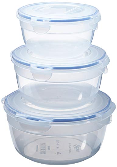 3 Bowl Nestable Food Container Set