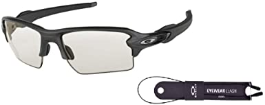 Oakley Flak 2.0 XL OO9188 Sunglasses For Men BUNDLE with Oakley Accessory Leash Kit