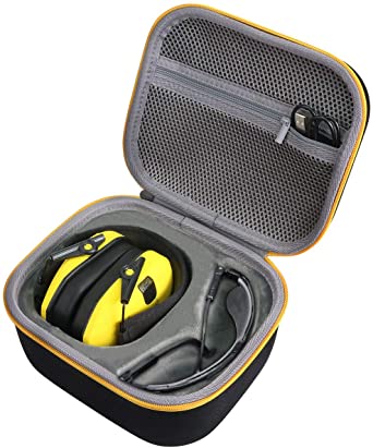 co2crea Hard Travel Case for Walker’s Razor Slim Electronic Hearing Protection Muffs Passive Earmuffs Ultra Low Profile 27dB NRR