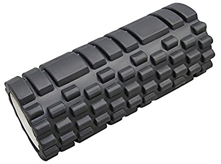 BalanceFrom Deep-Tissue Massage and Trigger-Point Muscle Therapy Foam Roller (Black , 13-Inch)