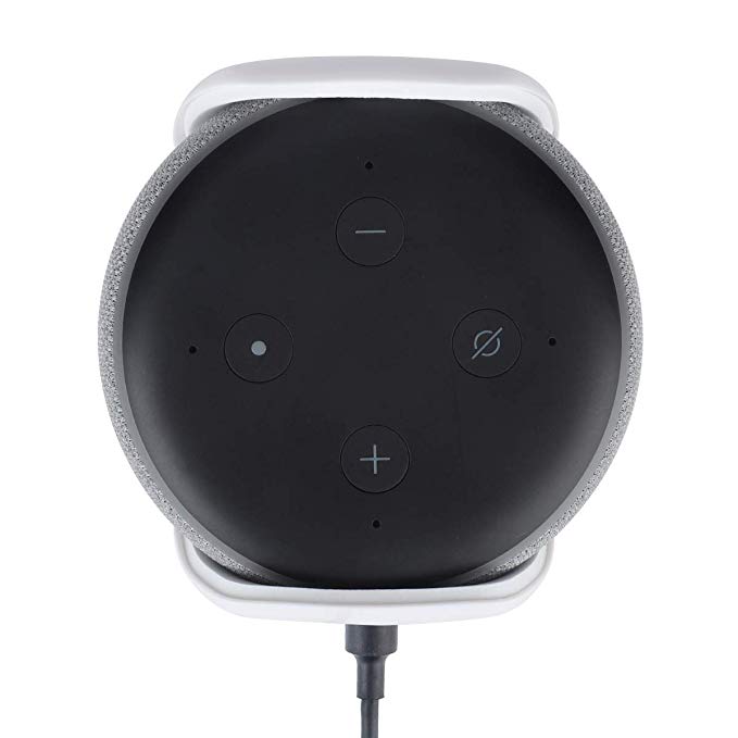 Echo Dot (3rd Gen) Wall Mount Hanger Holder, A Space-Saving Accessories for All-New Echo Dot (3rd Gen) - Smart Speaker