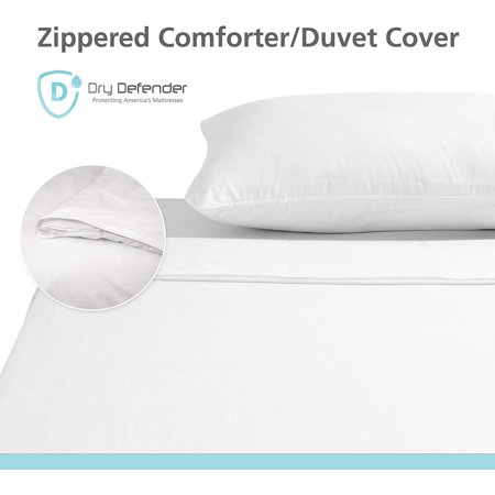 Dry Defender Premium Waterproof Comforter/Duvet Cover - Full/Queen