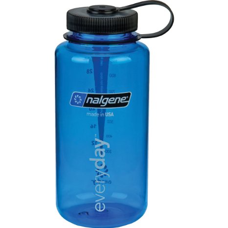 Nalgene Tritan Wide Mouth BPA-Free Water Bottle, 1-Quart