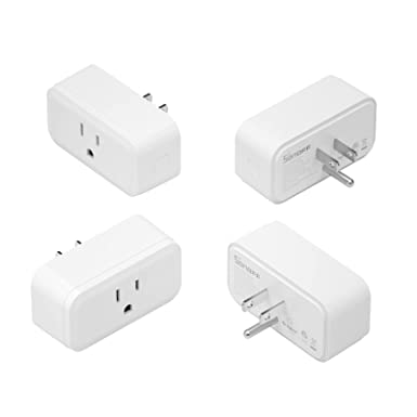 SONOFF S40 Lite 15A Zigbee Smart Plug with ETL Certified, Works with SmartThings, and Amazon Echo Plus, Hub Needed for Amazon Alexa 4-Pack