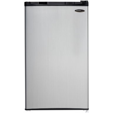 Danby DCR032C1BSLDD Compact Refrigerator, 3.2 Cubic Feet, Spotless Steel