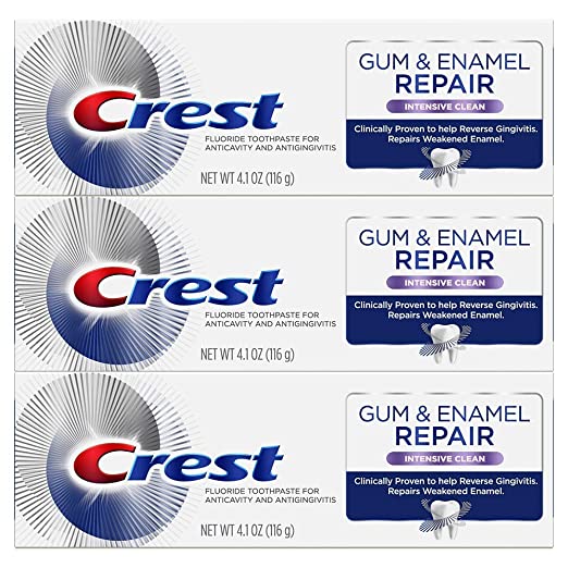 Crest Gum & Enamel Repair Intensive Clean, 4.1 Ounce (Pack of 3)