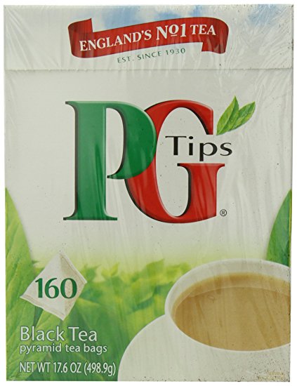 PG Tips, Pyramid Tea Bag, 160-Count Boxes (Pack of 2)