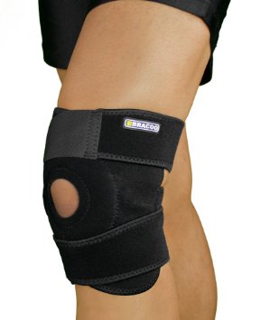 Bracoo Breathable Neoprene Knee Support One Size Black