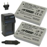 Wasabi Power Battery 2-Pack and Charger for Canon NB-5L and Canon PowerShot S100 S110 SD700 IS SD790 IS SD800 IS SD850 IS SD870 IS SD880 IS SD890 IS SD900 IS SD950 IS SD970 IS SD990 IS SX200 IS SX210 IS SX220 IS SX230 HS