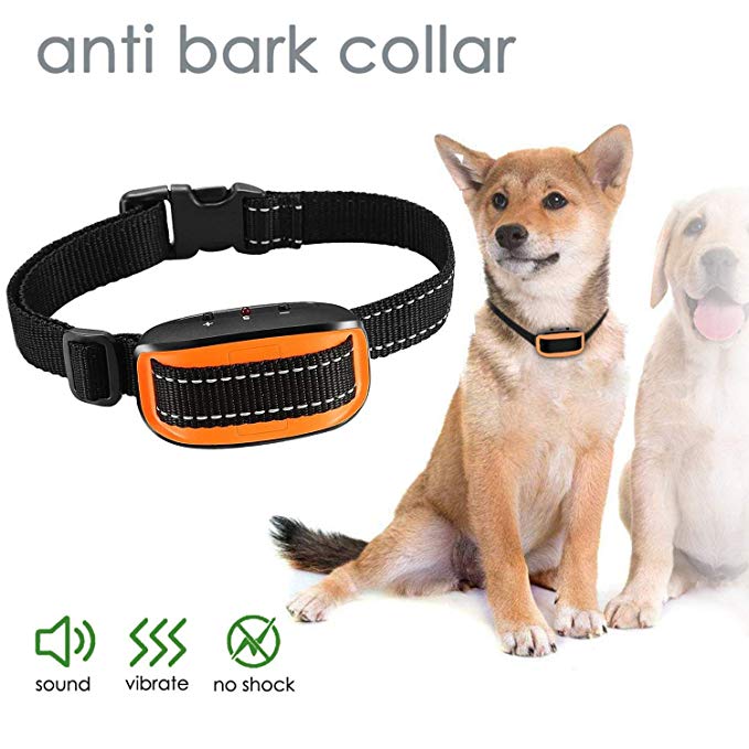 Fullsexy No Bark Collar for Dogs - Extremely Effective No Bark Collar with No Pain or Harm, 7 Different Bark Sensitivity Levels, Bark Collar for Small Medium and Large Dogs.