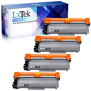 LxTek Compatible TN660 TN-660 Toner Cartridge for Brother TN660 TN630 TN-660 TN-630 High Yield for Brother HL-L2300D HL-L2320D HL-L2340DW HL-L2360DW MFC-L2720DW MFC-L2740DW DCP-L2540DW (Black, 4 Pack)