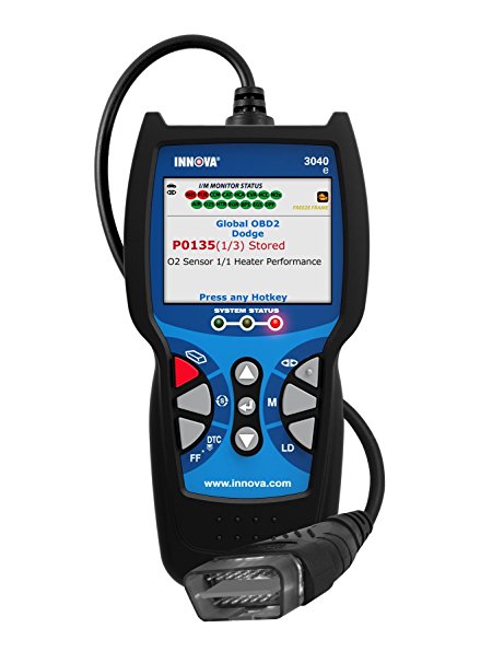 Innova 3040e Diagnostic Code Reader/Scan Tool with ABS, Live Data and Oil Reset for OBD2 Vehicles
