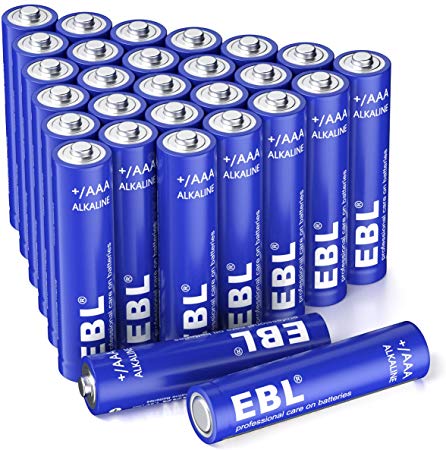 EBL AAA Batteries (28count), Triple A All-Powerful Alkaline Batteries, Ultra High Performance and Long Lasting