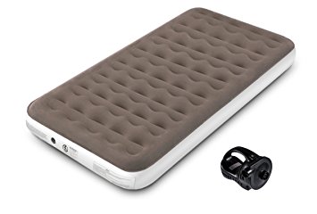 Etekcity Camping Twin Air Mattress Inflatable Single High Airbed Blow up Bed Tent Mattress with Rechargeable Air Pump, Height 9"