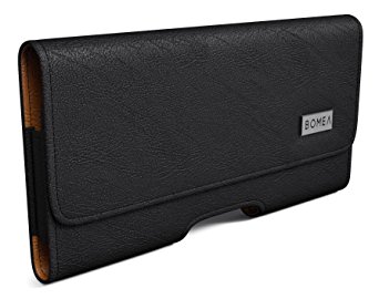 Samsung Galaxy S7 Belt Clip Case, Premium Galaxy S7 Leather Holster Case with Belt Clip and Loops Cell Phone Carrying Cover Pouch Case (Fits Samsung S7 with Otterbox Lifeproof Mophie Case On)