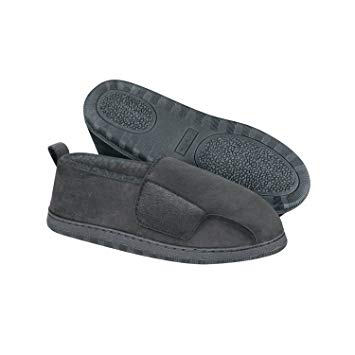 Adjustable Swollen Feet Loafers, Ladies Small (5-6), Black, 1 pair