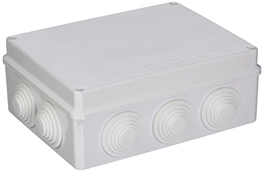 White ABS IP65 Waterproof EnClosure Junction Box 200mmx155mmx80mm