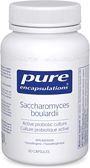 Pure Encapsulations - Saccharomyces Boulardii - Active Probiotic Culture to Balance Intestinal Flora - 60 Capsules