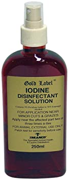 Gold Label Iodine Disinfectant Spray, 250 ml