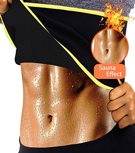 LODAY Women Slimming Body Shaper Weight Loss Sweat Belt Neoprene Sauna Waist Trainer Corset Trimmer Sport Workout Fitness