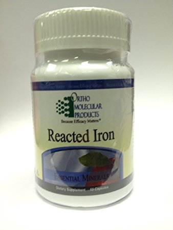 Ortho Molecular - Reacted Iron - 60 Capsules
