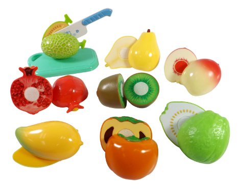 Liberty Imports Kitchen Fun Cutting Fruits Super Food Playset for Kids