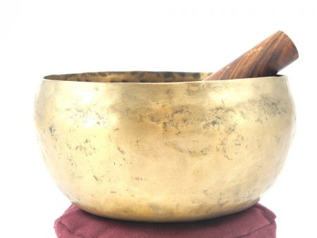 Tibetan Singing Bowl Set - 4th Chakra F (6.75 Inch)