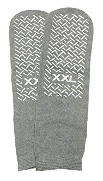 SPECIAL PACK OF 3-Slipper Socks; XXL Grey Pair