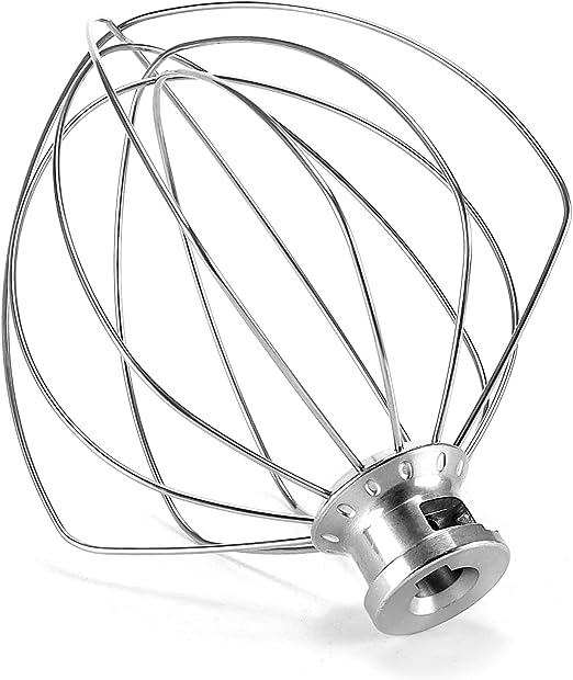 KN256WW 6-Wire Whip Attachment Stainless Steel for KitchenAid 6QT Bowl-Lift Mixer Accessory Replacement,for Professional 600, Pro 6500,KP26M1X,KD2661X