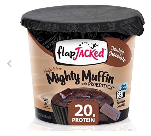 FlapJacked Mighty Muffin, Double Chocolate, 12 Count