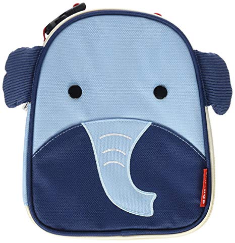 Skip Hop Zoo Kids Insulated Lunch Box, Edi Elephant, Blue