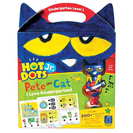 Educational Insights Hot Dots Jr. Pete the Cat I Love Kindergarten! Set